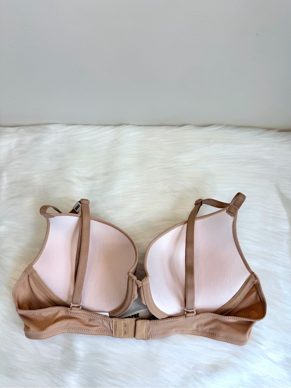 NWT PINK Victoria's Secret Wear Everywear Push-Up Bra Praline (Nude) Bra Sz. 36B - Picture 4 of 14